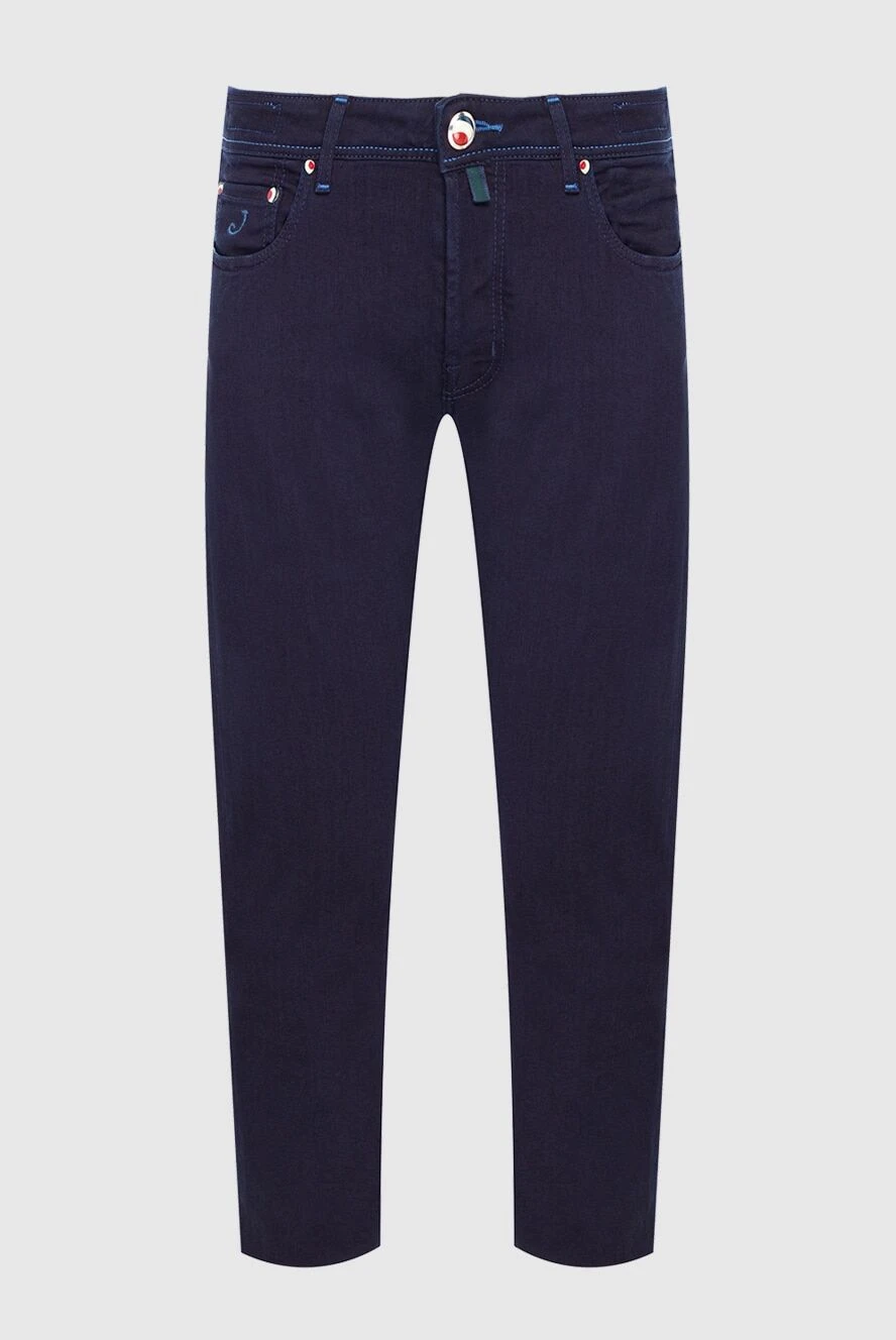 Jacob Cohen blue cotton and elastomer jeans for men 163603 - photo 1