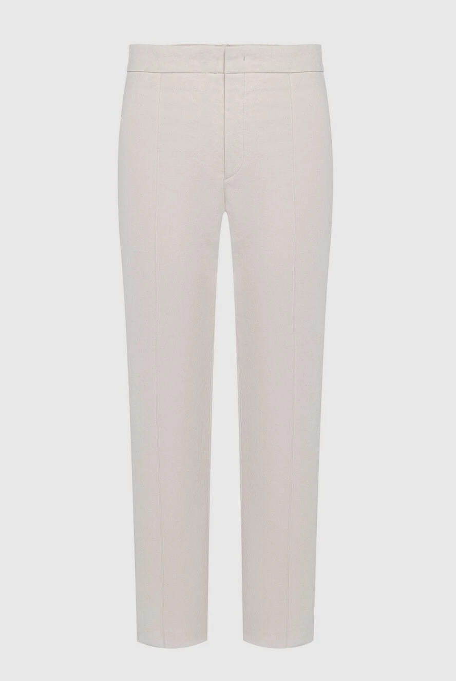 Isabel Marant women's high-waisted cotton pants white 163666 - photo 1