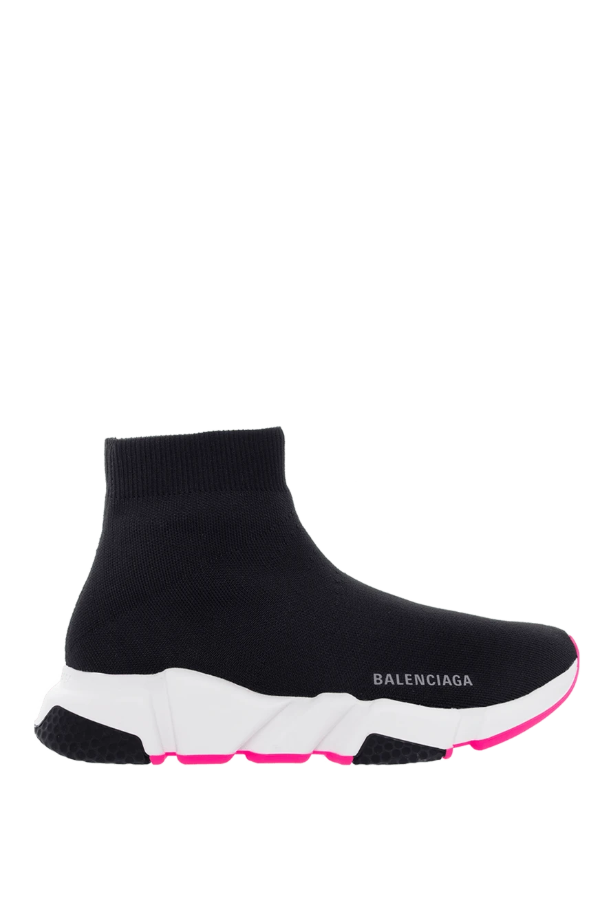 Balenciaga women's black sneakers with a contrasting sole 163871 - photo 1