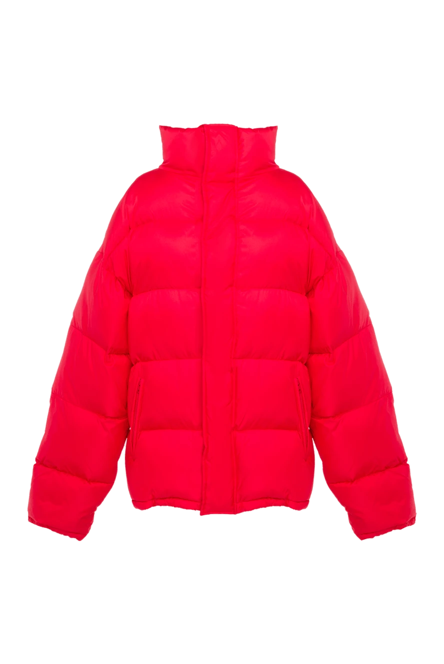 Balenciaga пуховик з поліаміду та поліестеру червоний жіночий 163887 - фото 1