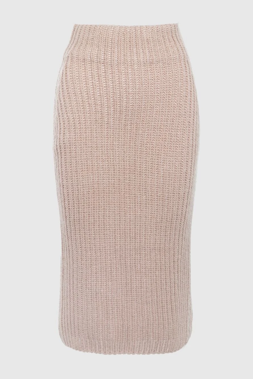 Fendi women's knitted skirt, beige 164372 - photo 1