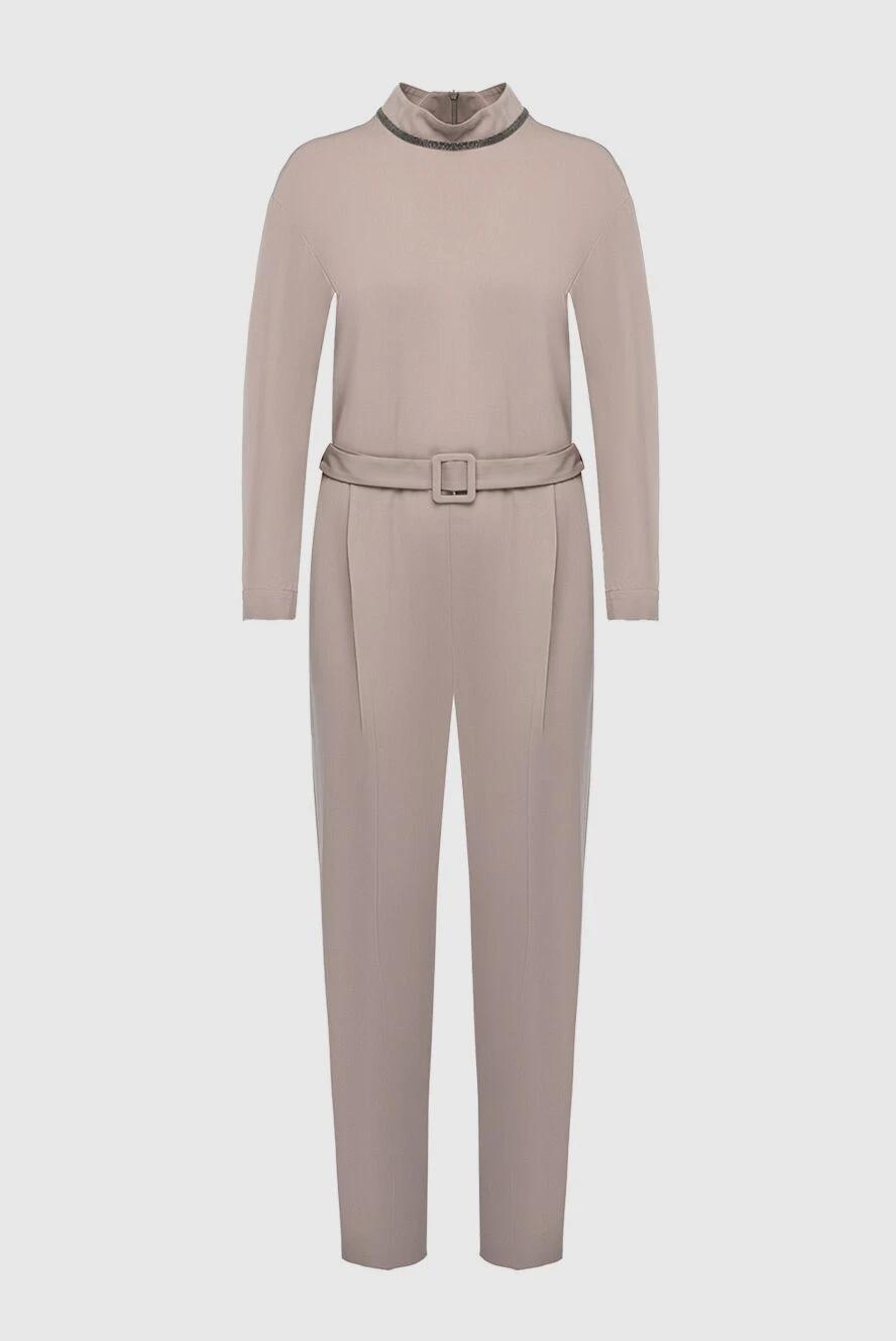 Fabiana Filippi pink wool jumpsuit for women 164501 - photo 1