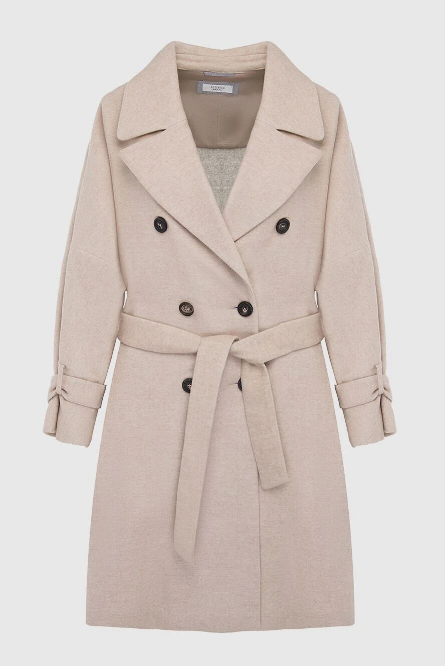 Peserico women's beige coat 164603 - photo 1
