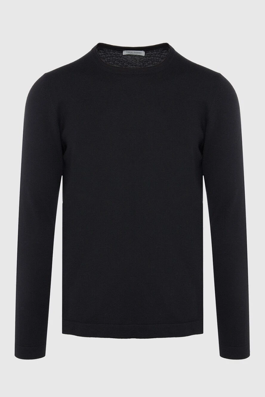 Gran Sasso black wool and polyester jumper for men 165680 - photo 1