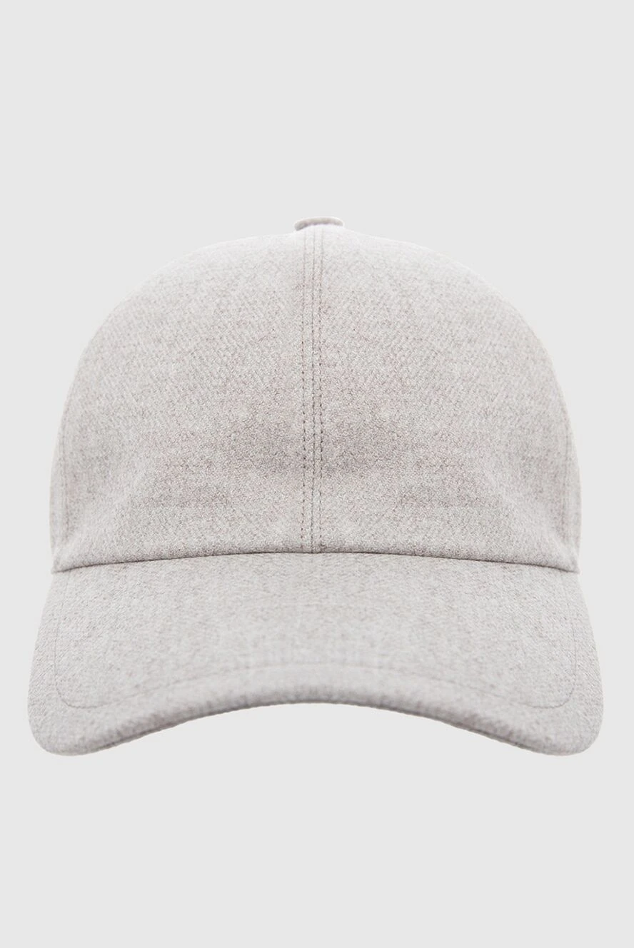 Enrico Mandelli gray wool and cashmere cap for men 165954 - photo 1