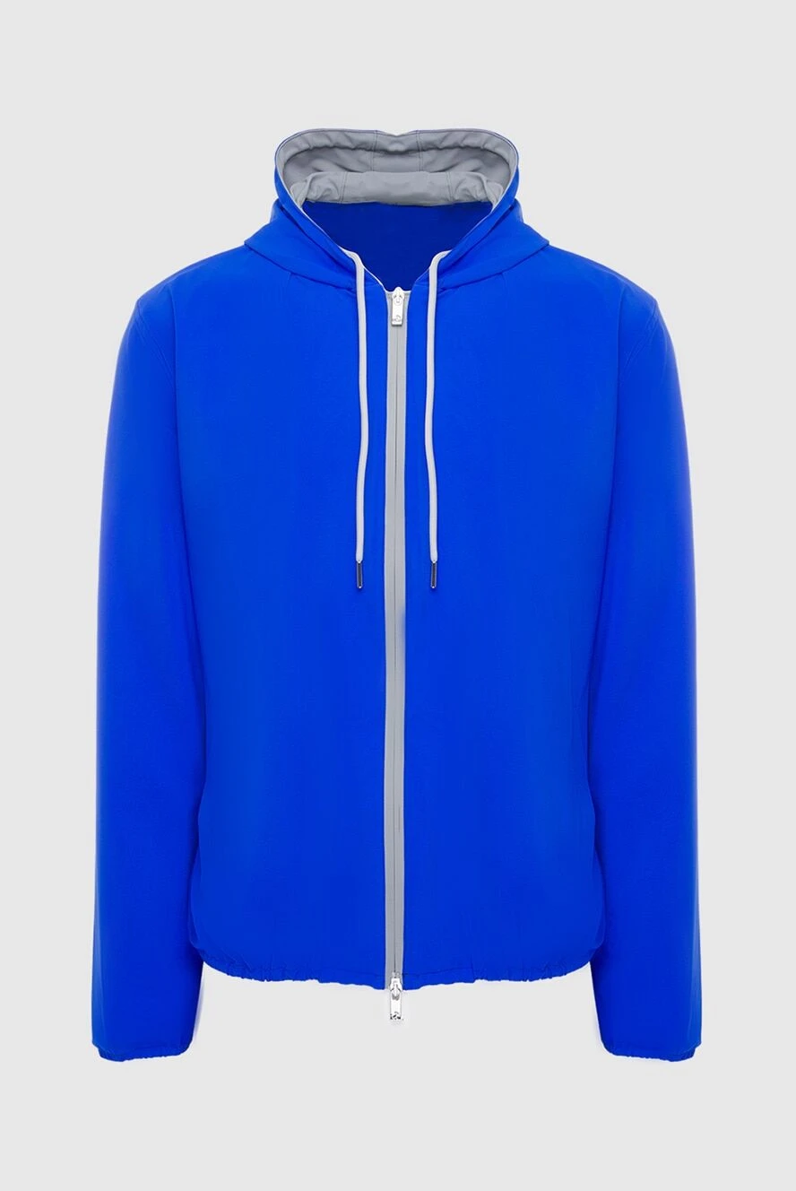 Tombolini men's sports sweatshirt made of polyamide and elastane blue 166197 - photo 1