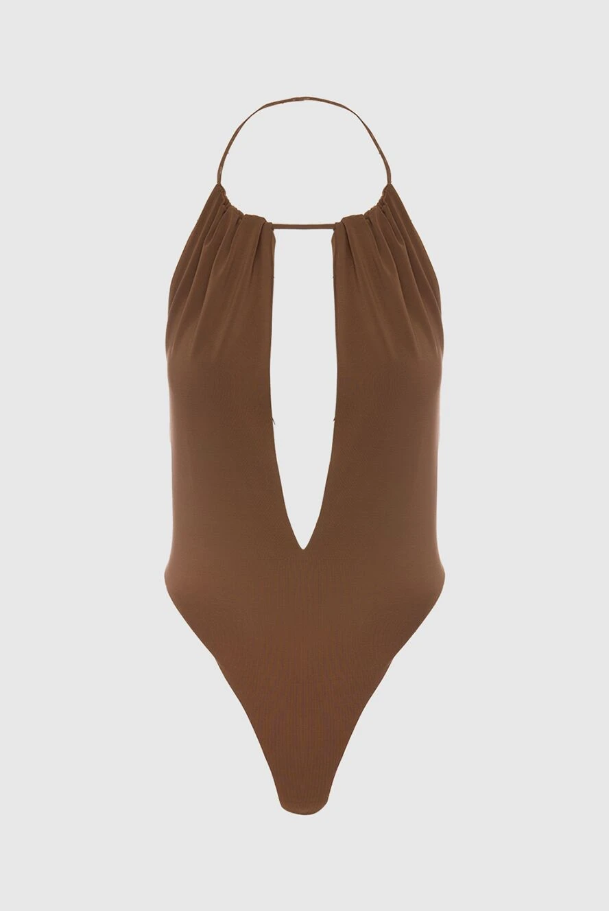 The Andamane swimsuit compatible with polyamide and elastane brown women's 166270 - photo 1