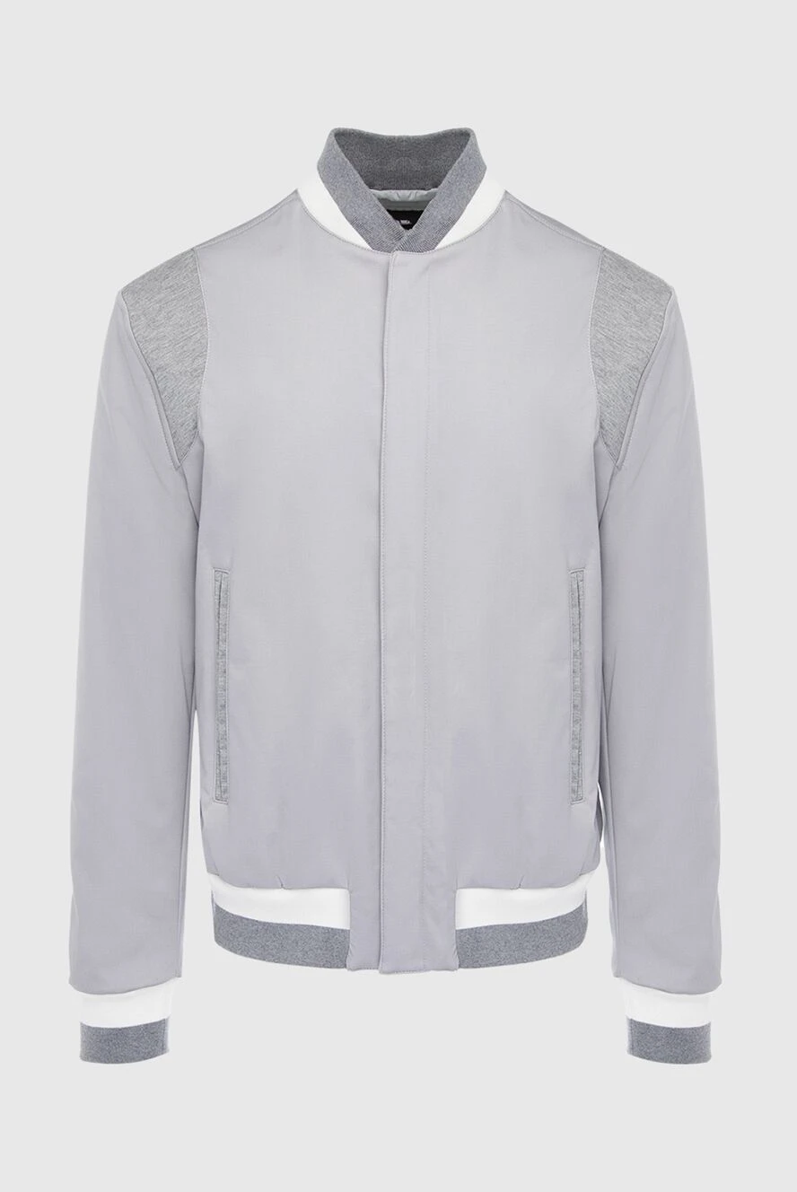 Kiton куртка из хлопка и эластана серая мужская 166340 - фото 1