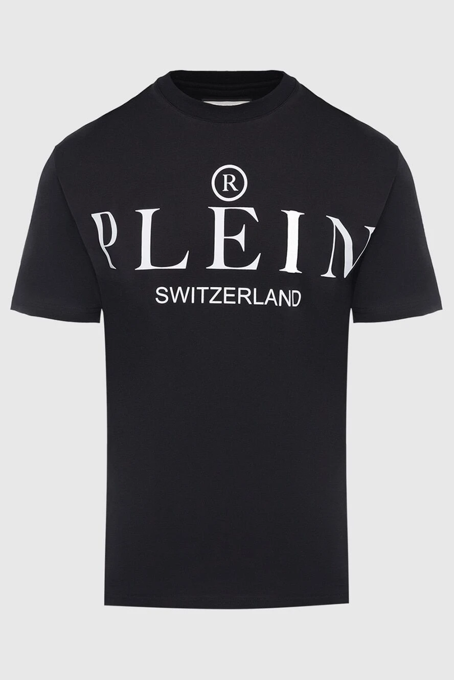 Philipp Plein футболка из хлопка черная мужская 166828 - фото 1