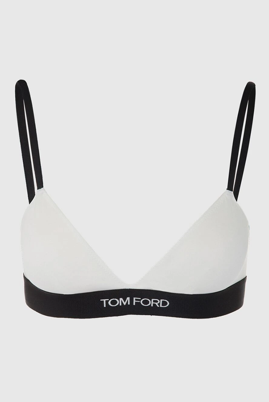 Tom Ford women's bra with soft cups and a logo, white 167346 - photo 1
