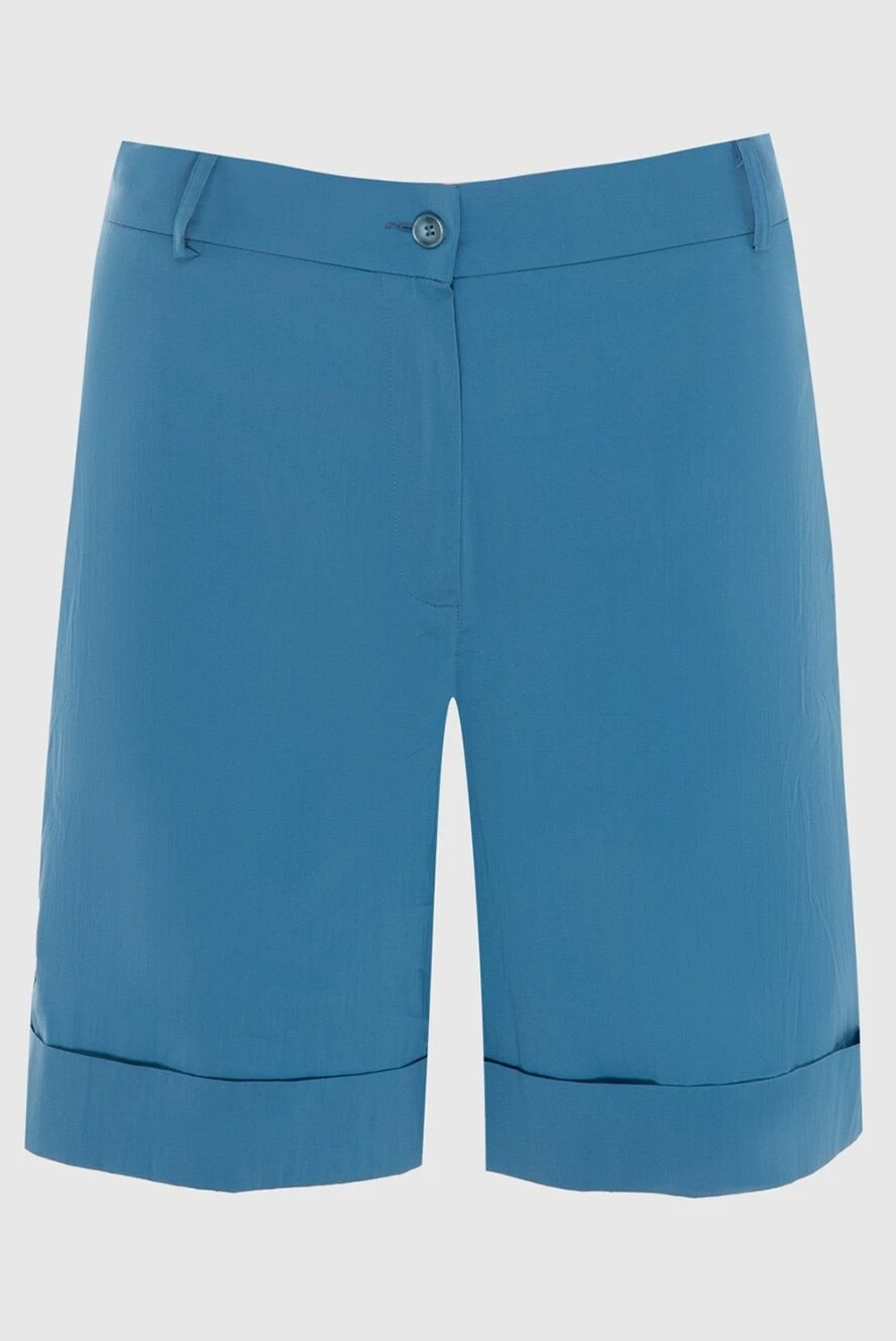D.Exterior blue cotton shorts for women 167760 - photo 1