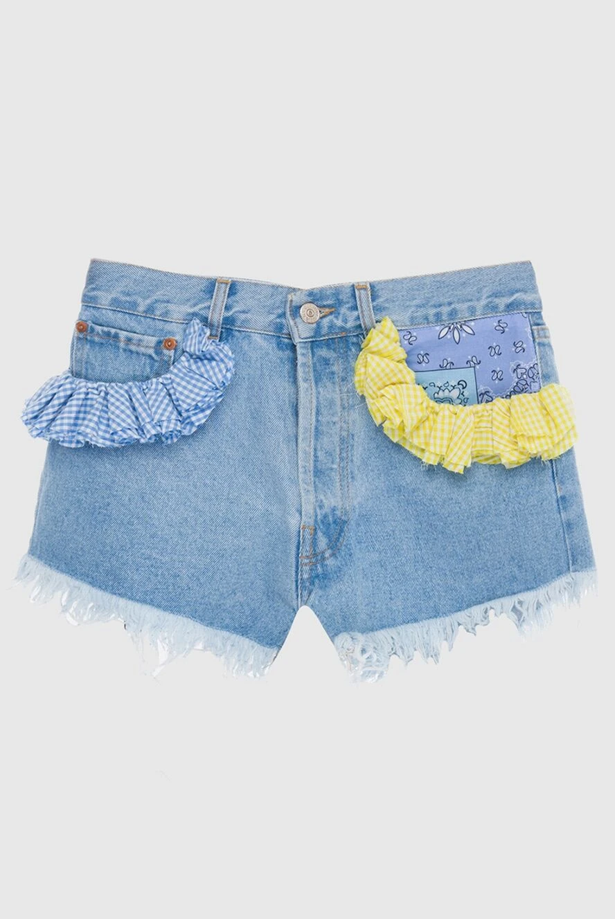 Forte dei Marmi Couture blue cotton shorts for women 167793 - photo 1