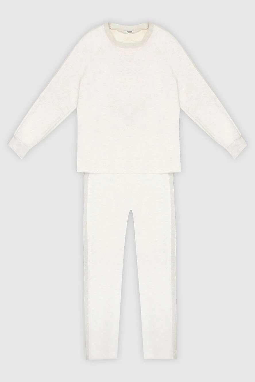 Peserico walking suit made of cotton and elastane white for women 167907 - photo 1