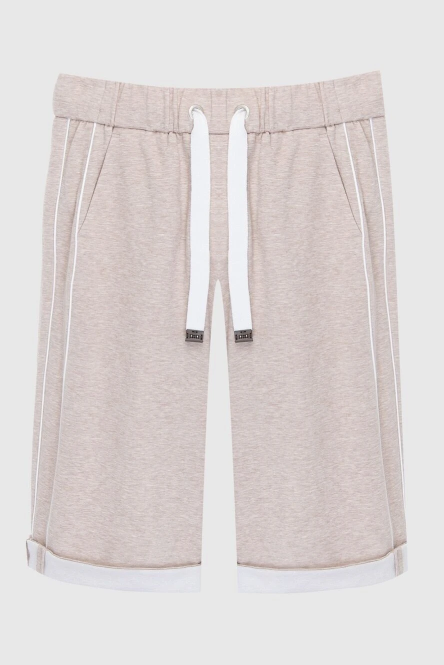 Peserico women's beige long shorts 167911 - photo 1