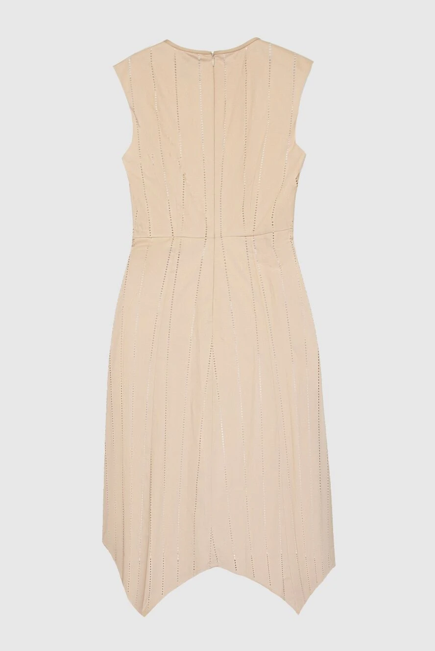 Peserico beige dress with an asymmetric hem women's 168628 - photo 1