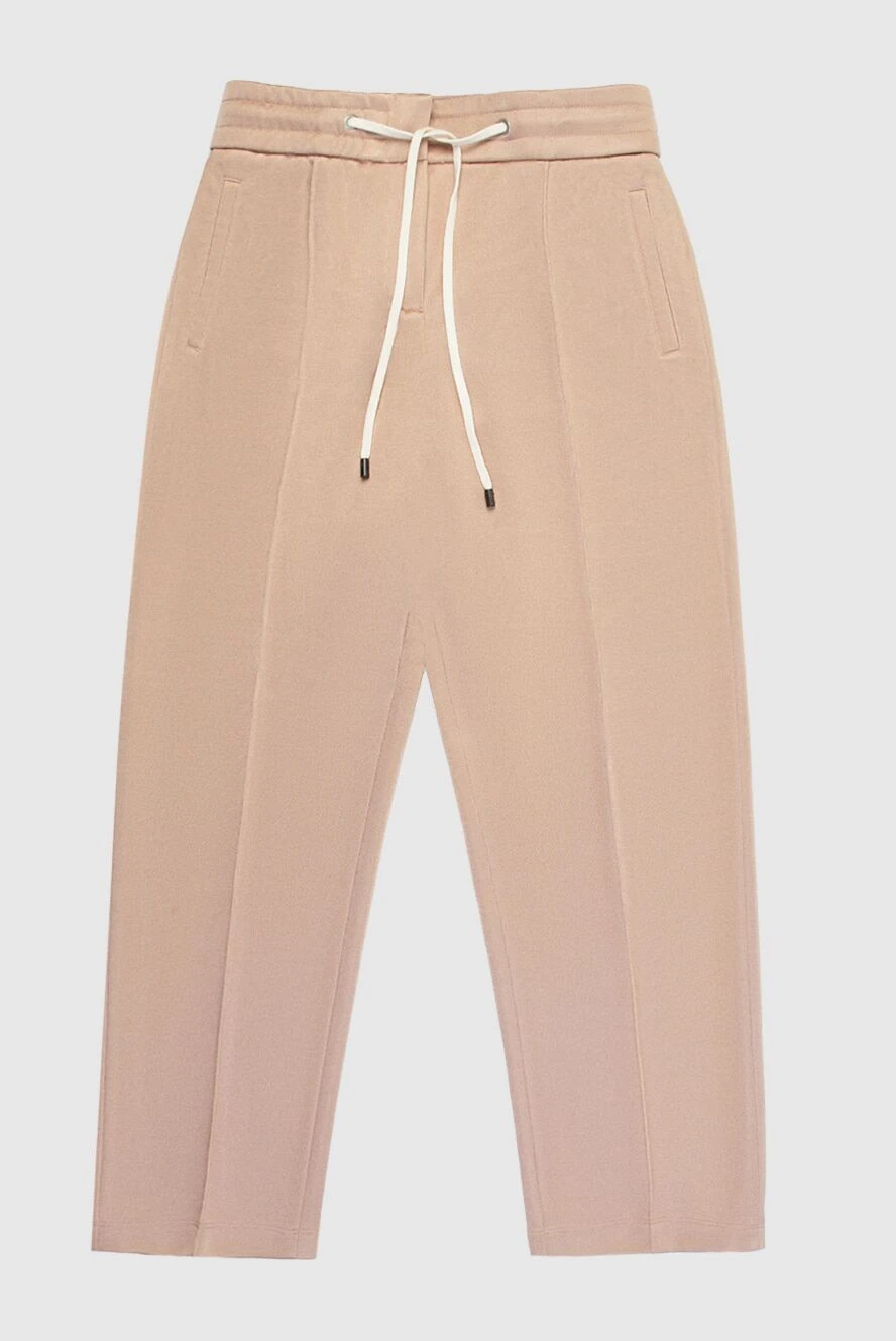Peserico beige cotton and polyester pants for women 168636 - photo 1