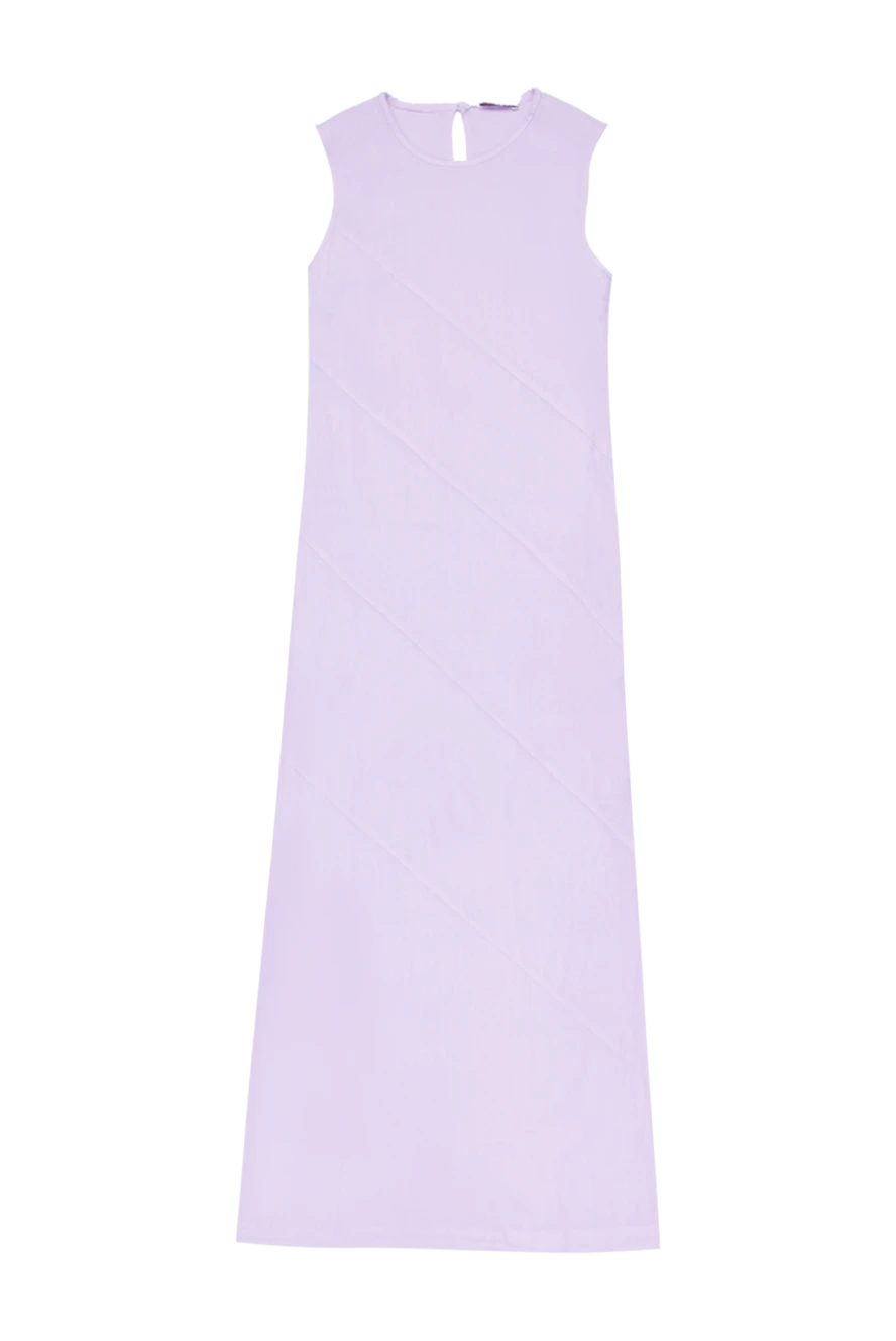 Peserico light purple linen dress women's 168651 - photo 1