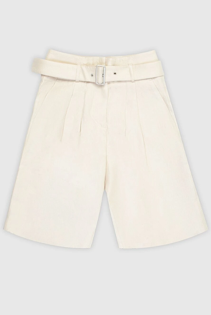 Peserico polyester and cotton shorts beige for women 168654 - photo 1
