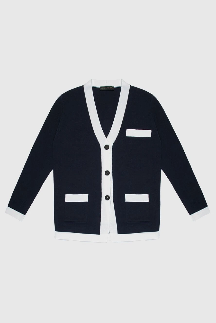 Fabiana Filippi cardigan made of cotton and polyamide blue for women 168760 - photo 1