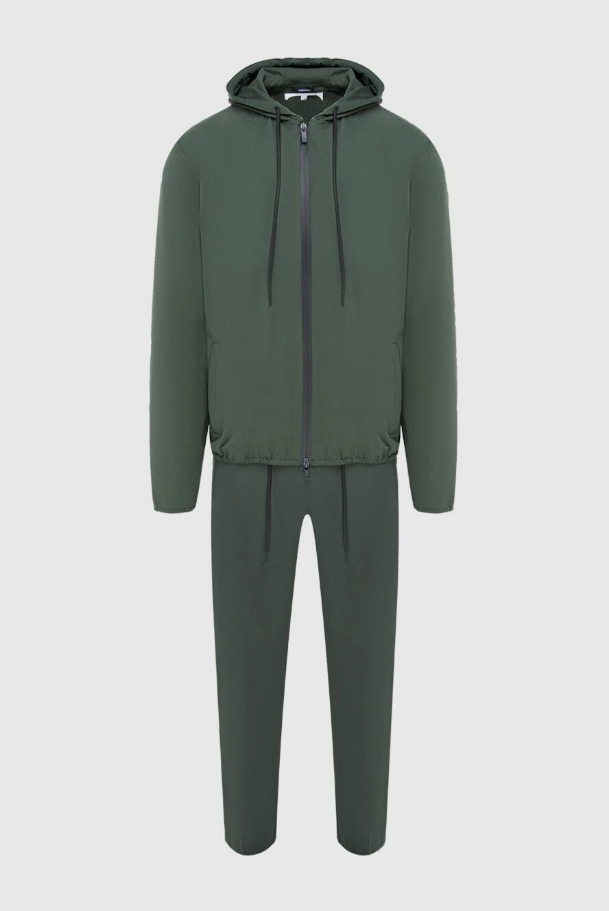 Tombolini sports suit for men made of polyamide and elastane green 169822 - photo 1