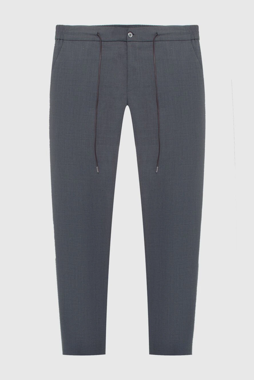 Tombolini gray wool pants for men 170419 - photo 1