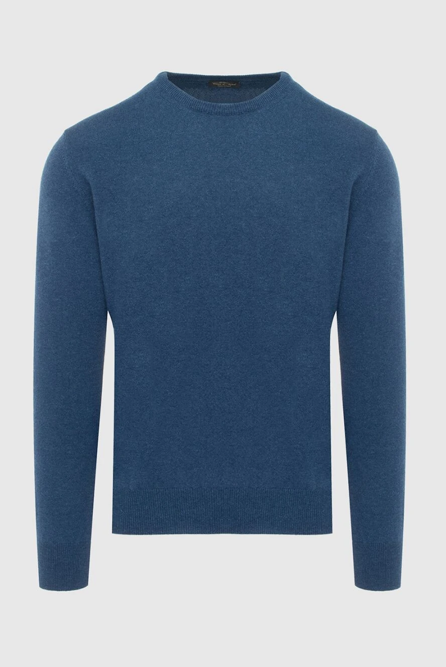 Cesare di Napoli blue cashmere jumper for men 170684 - photo 1