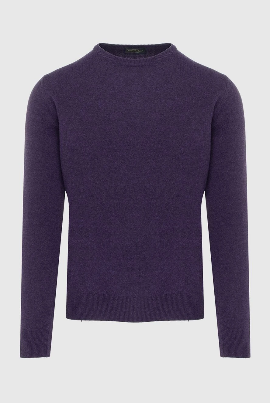 Cesare di Napoli purple cashmere and wool jumper for men 170693 - photo 1