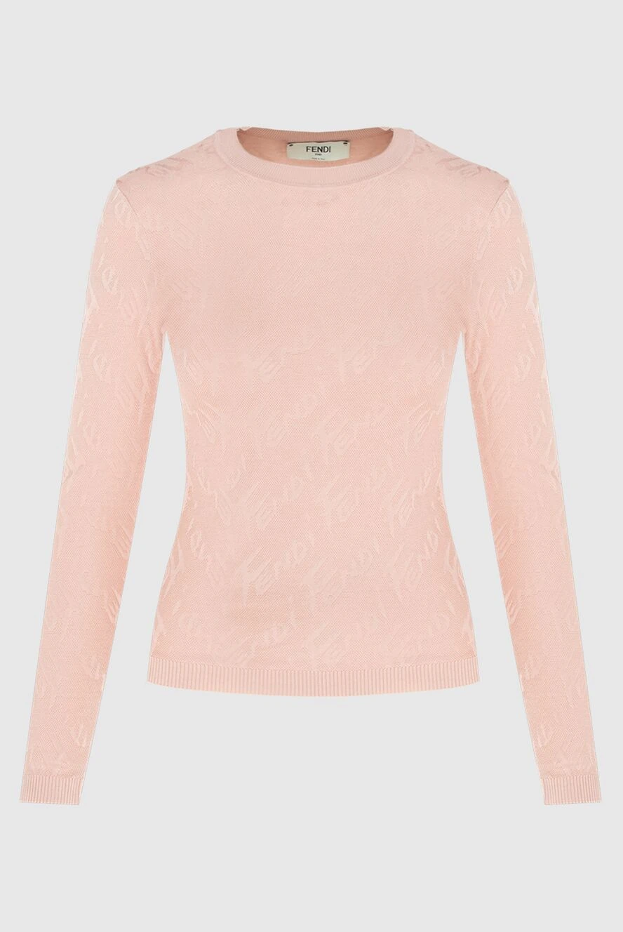 Fendi beige cotton and viscose jumper for women 170818 - photo 1