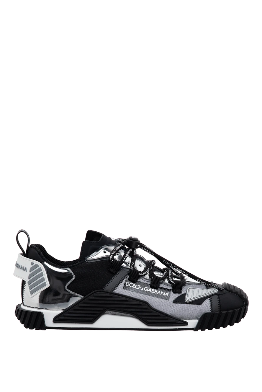 Dolce & Gabbana кроссовки ns1 low-top черные комбинированные мужские с патчем логотипа 171181 - фото 1