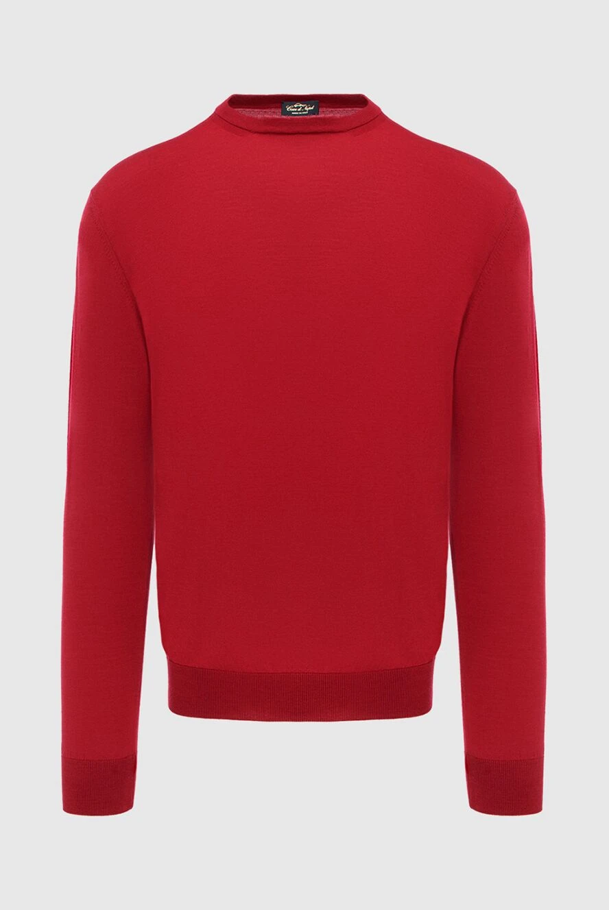 Cesare di Napoli red wool jumper for men 171218 - photo 1