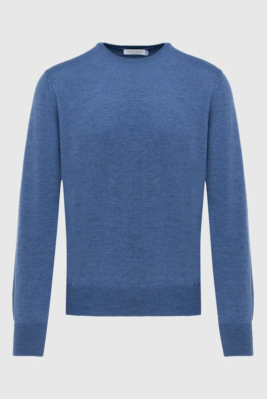 Gran Sasso blue wool jumper for men 171298 - photo 1