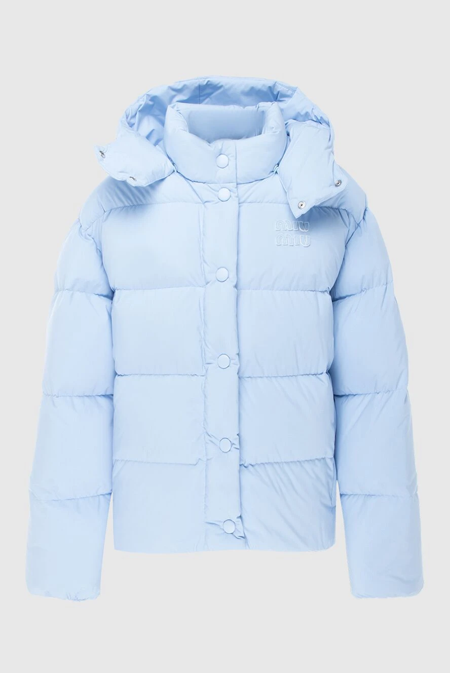 Miu Miu down jacket made of polyester blue for women 171423 - photo 1