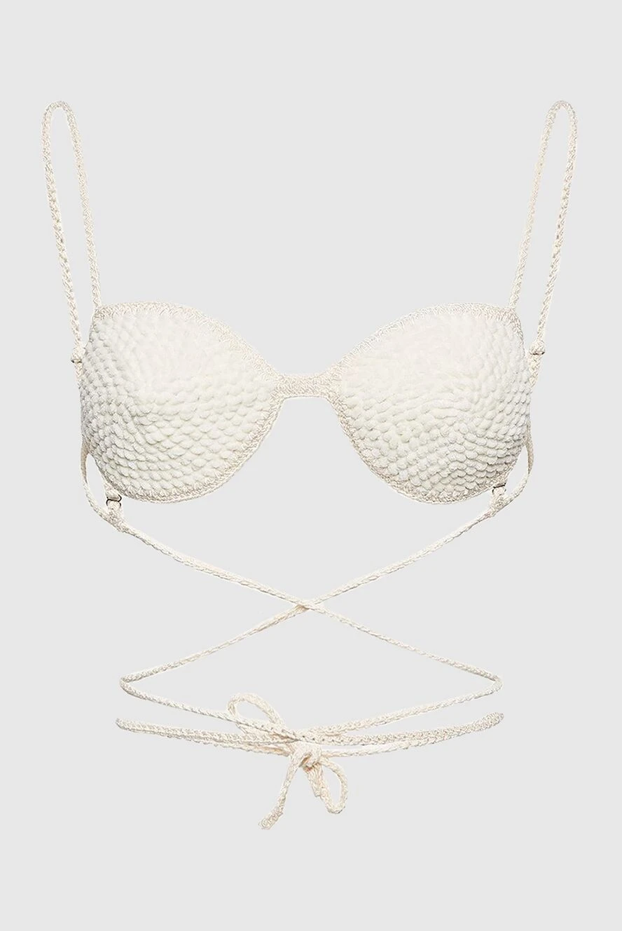 Magda Butrym swimsuit top made of polyester beige for women 171580 - photo 1