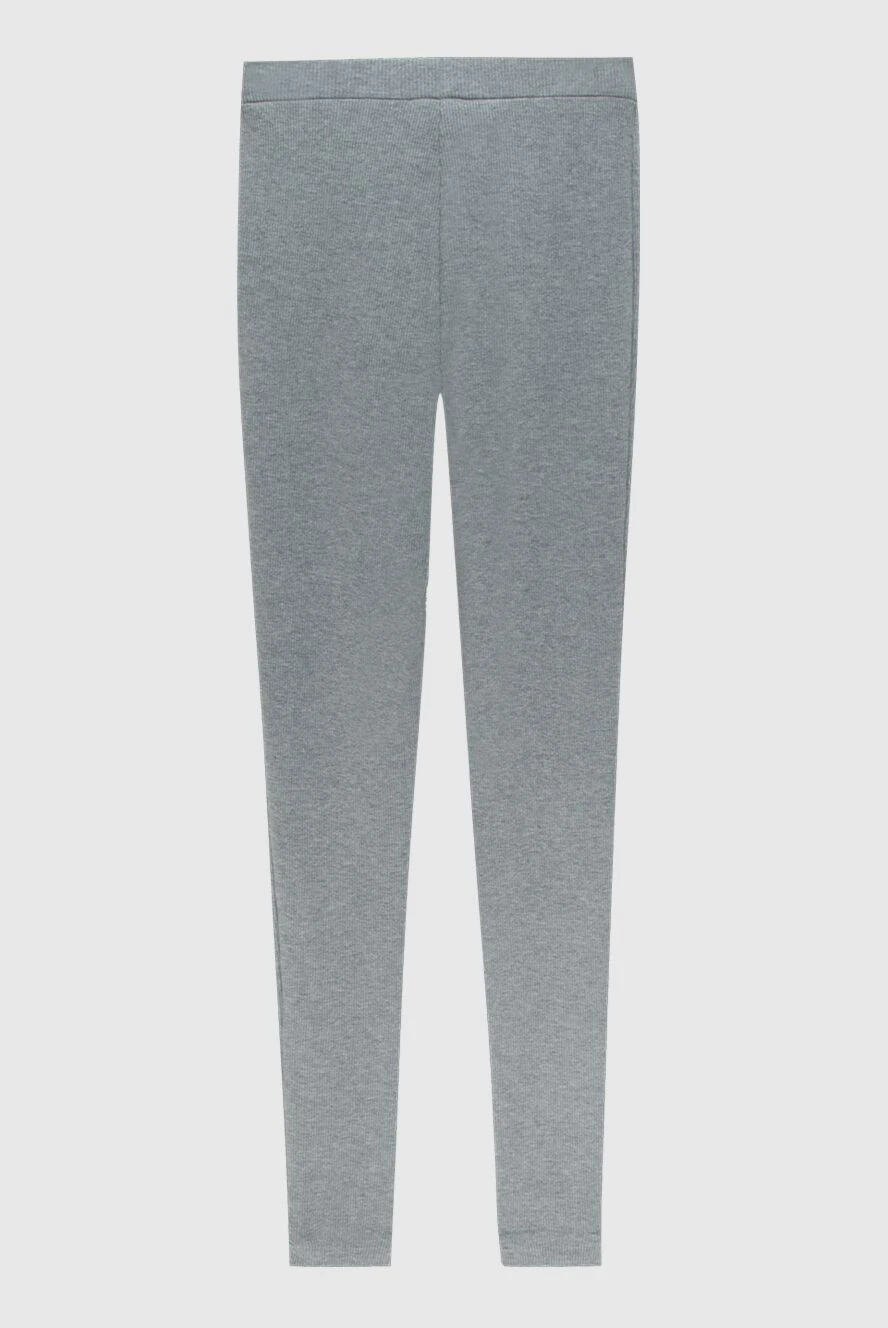Magda Butrym gray cotton leggings for women 171595 - photo 1