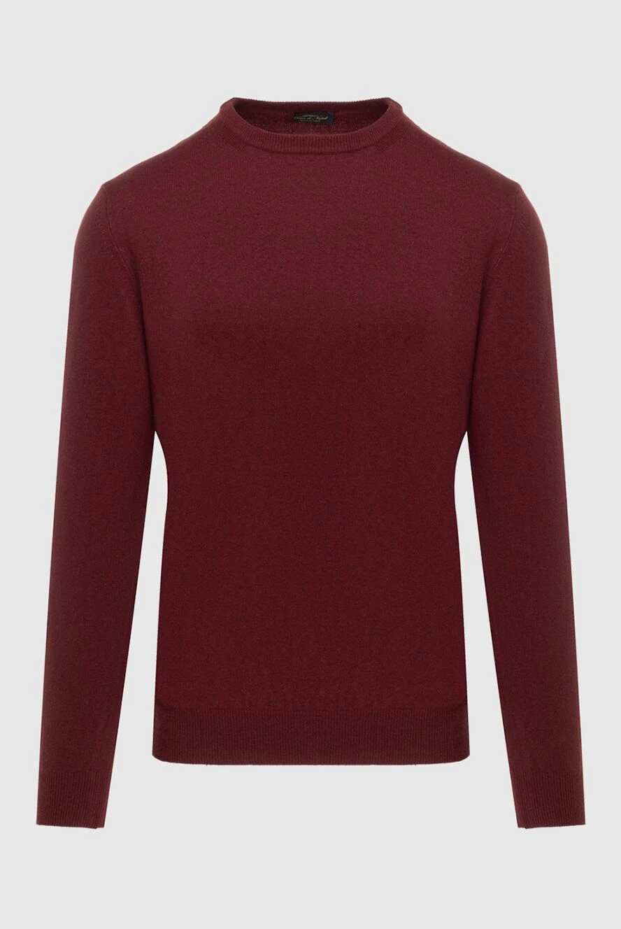 Cesare di Napoli cashmere burgundy jumper for men 171912 - photo 1