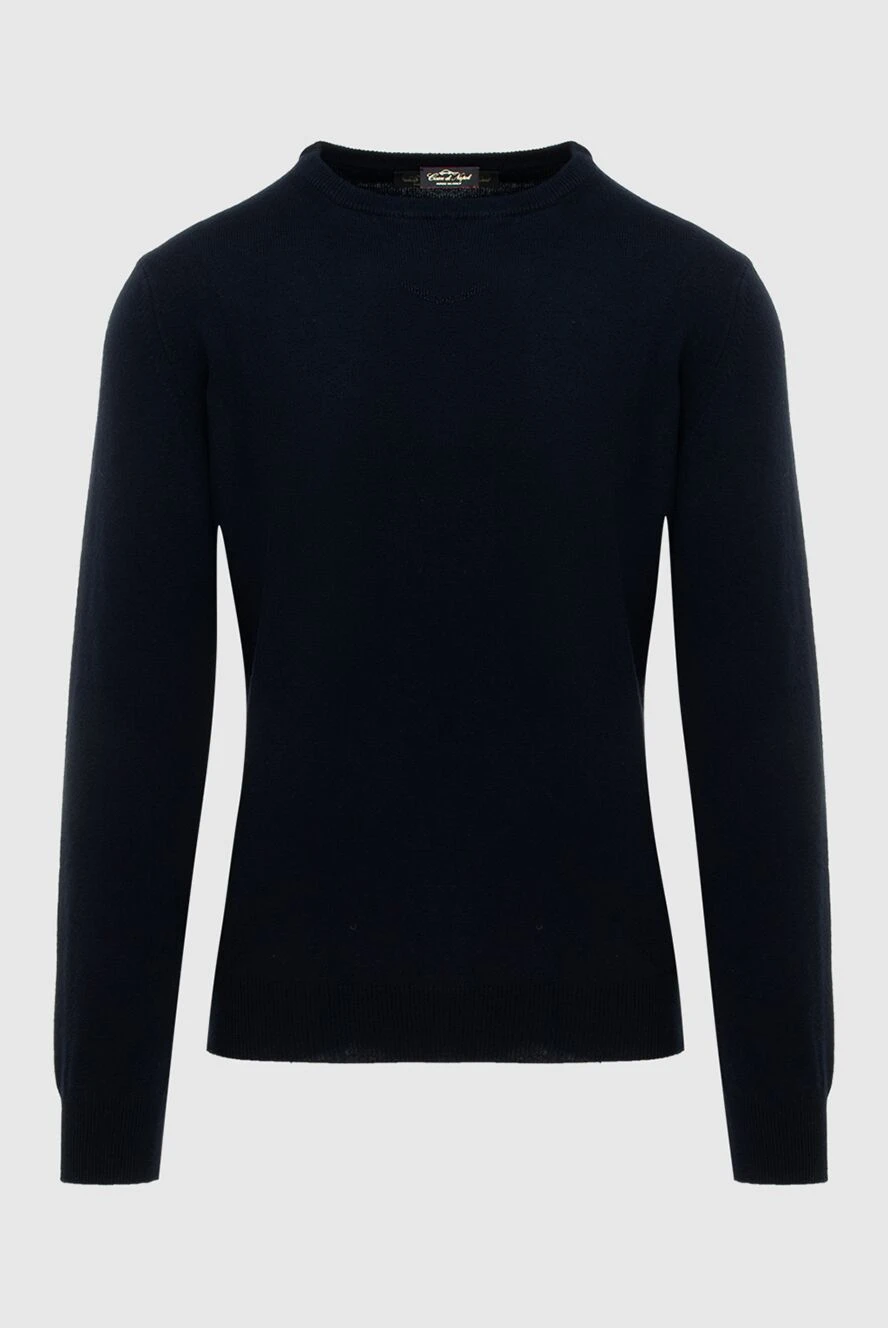 Cesare di Napoli black and blue cashmere jumper for men 171913 - photo 1