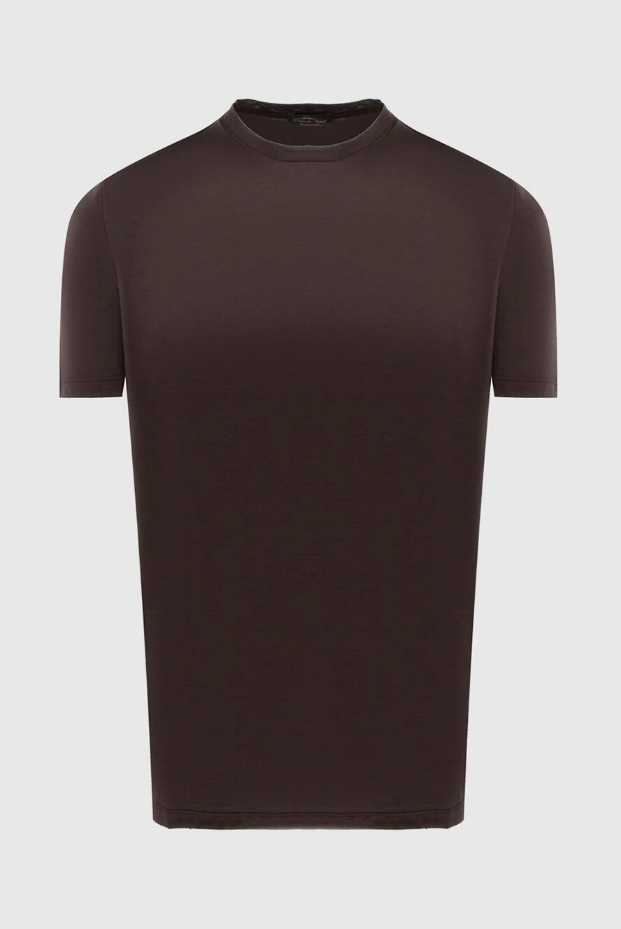 Cesare di Napoli brown cotton t-shirt for men 171947 - photo 1