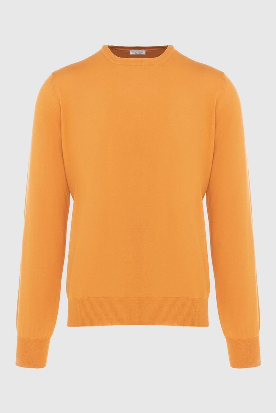Gran Sasso orange cotton jumper for men 172049 - photo 1