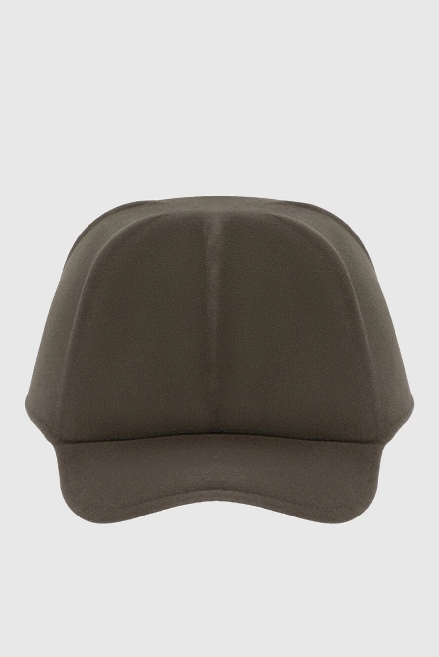 Loro Piana кепка темно серая женская с металлическим логотипом 172670 - фото 1