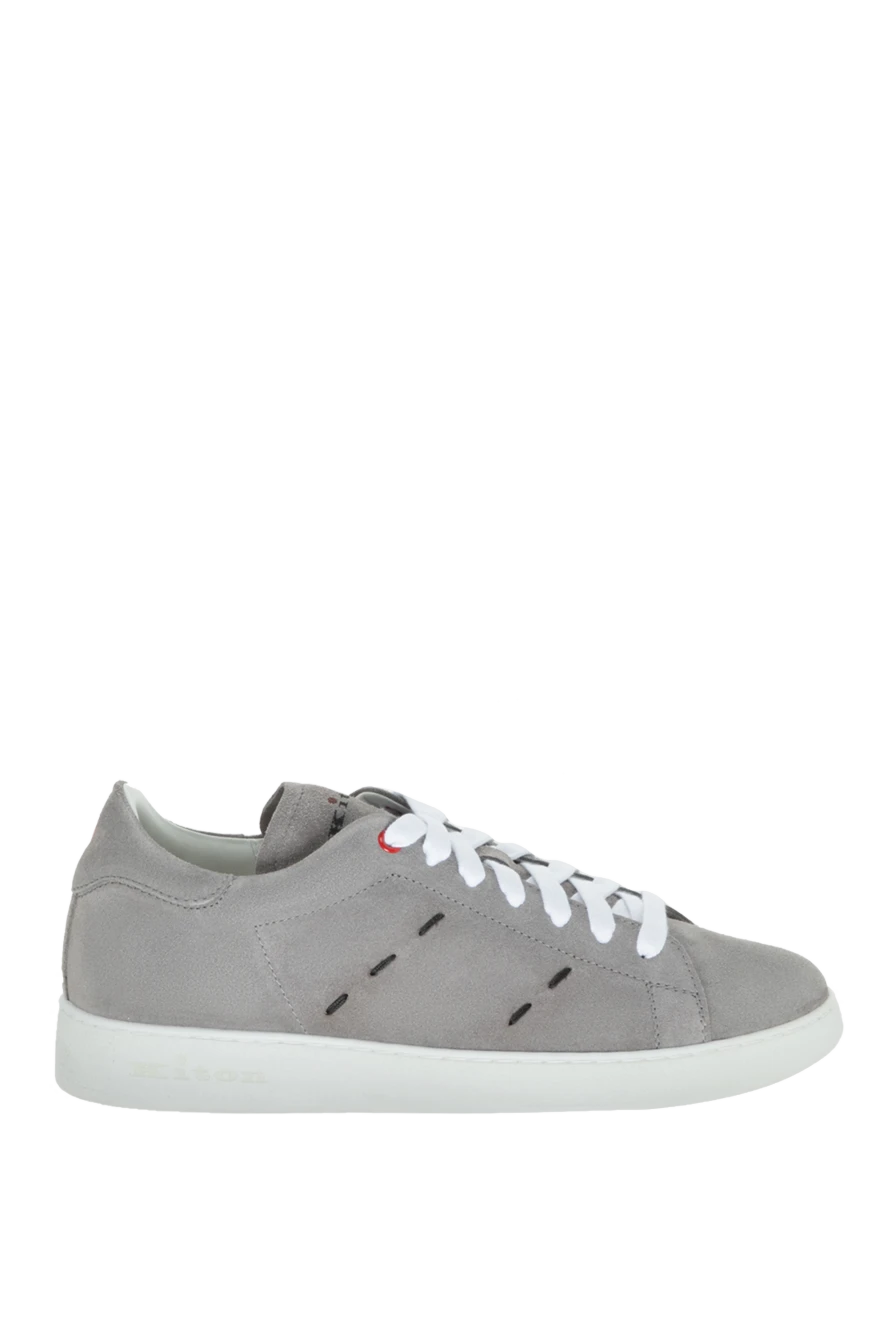 Kiton gray nubuck sneakers for men 172702 - photo 1