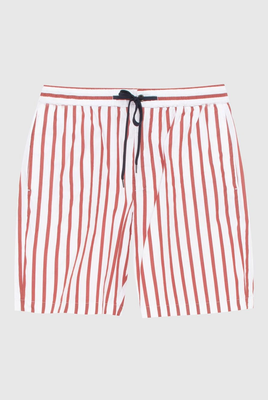 PT01 (Pantaloni Torino) шорты из хлопка мужские белые 172785 - фото 1