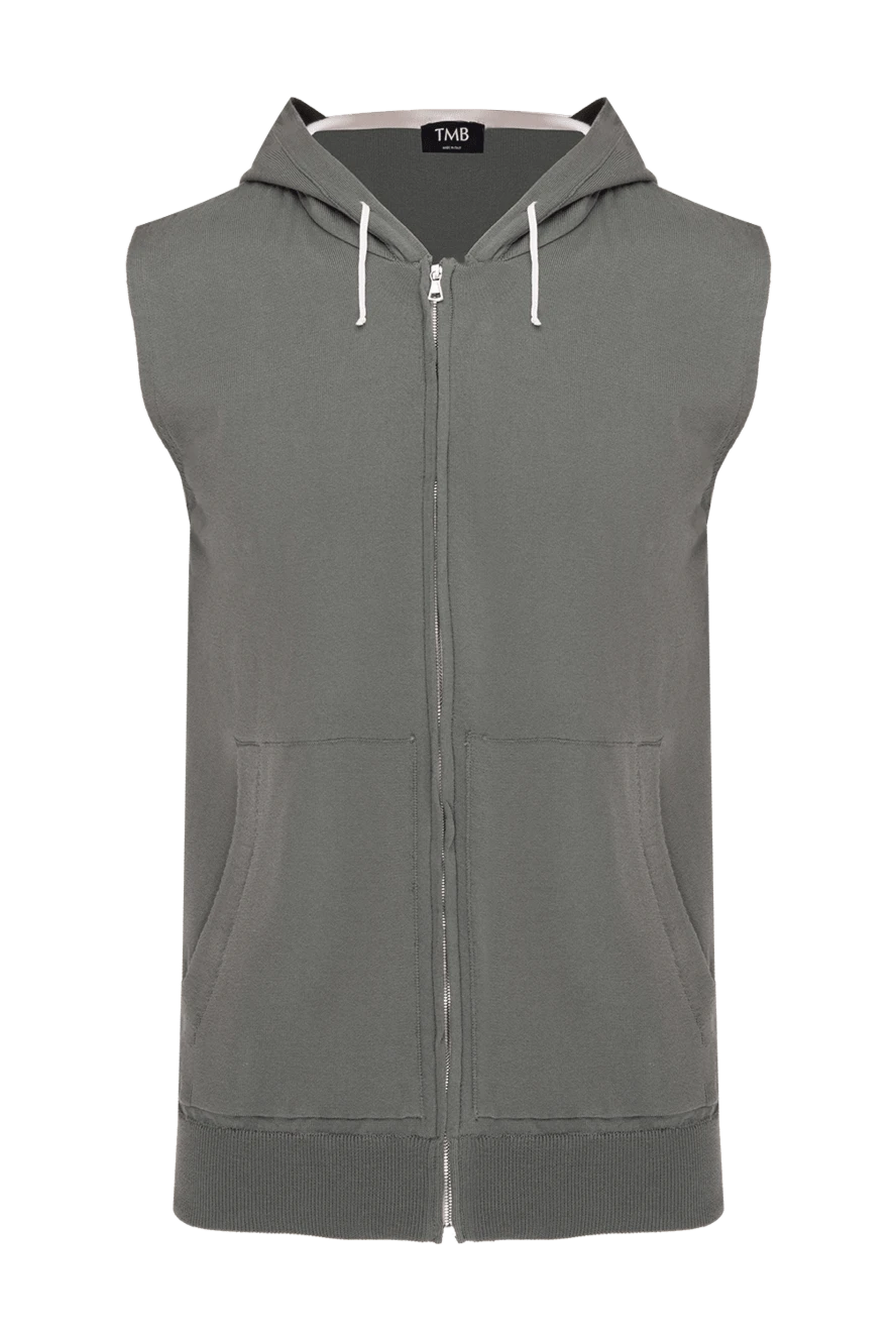 Tombolini green cotton vest for men 172866 - photo 1
