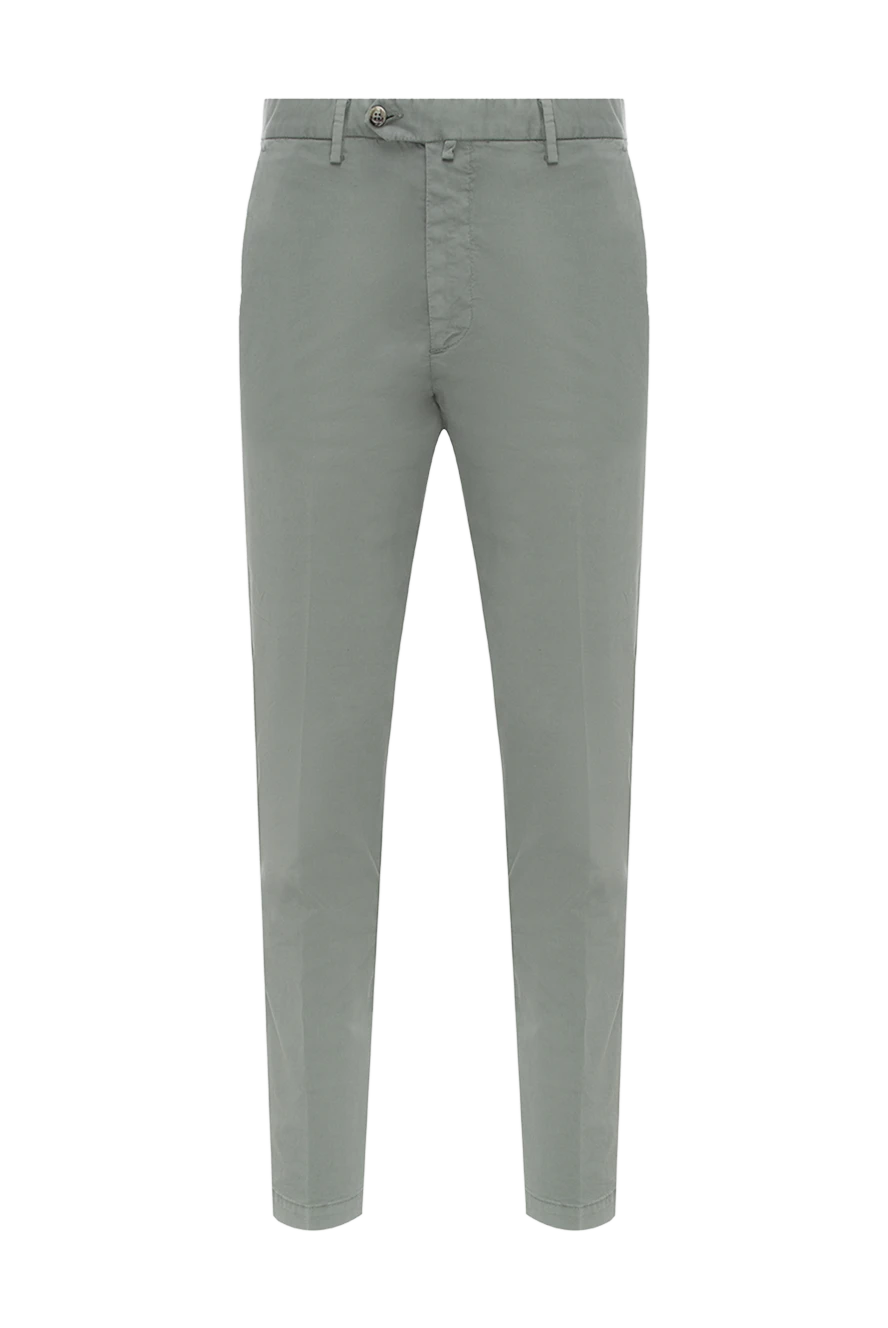 Tombolini men's green pants made of cotton and elastane 172872 - photo 1