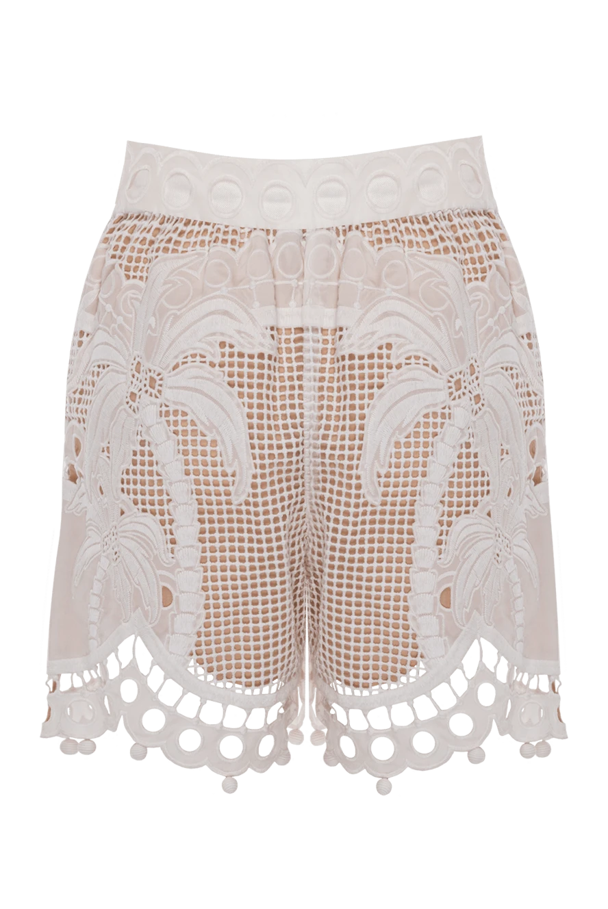 Zimmermann shorts made of white silk for women 172879 - photo 1