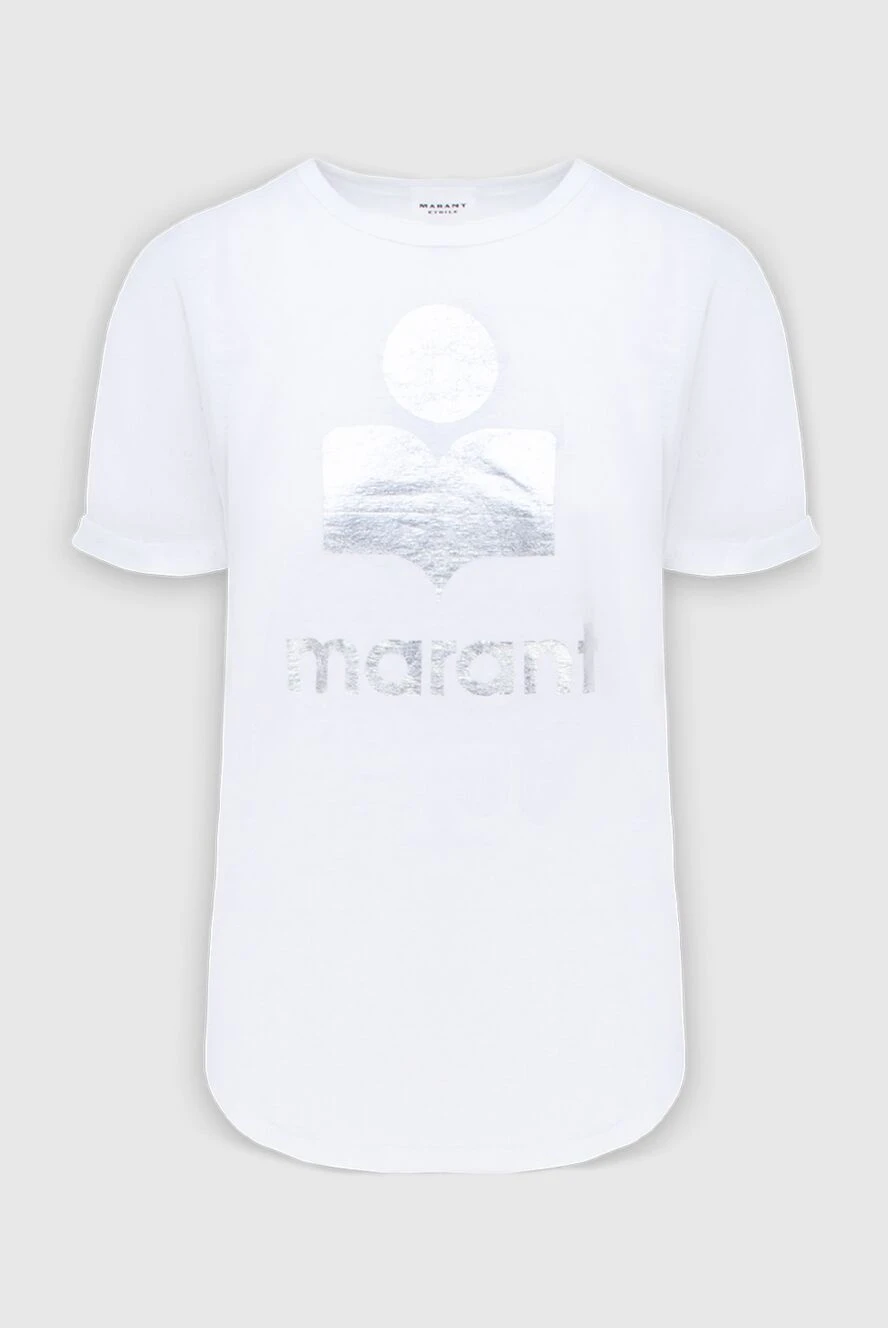 Isabel Marant women's linen white long t-shirt 172888 - photo 1