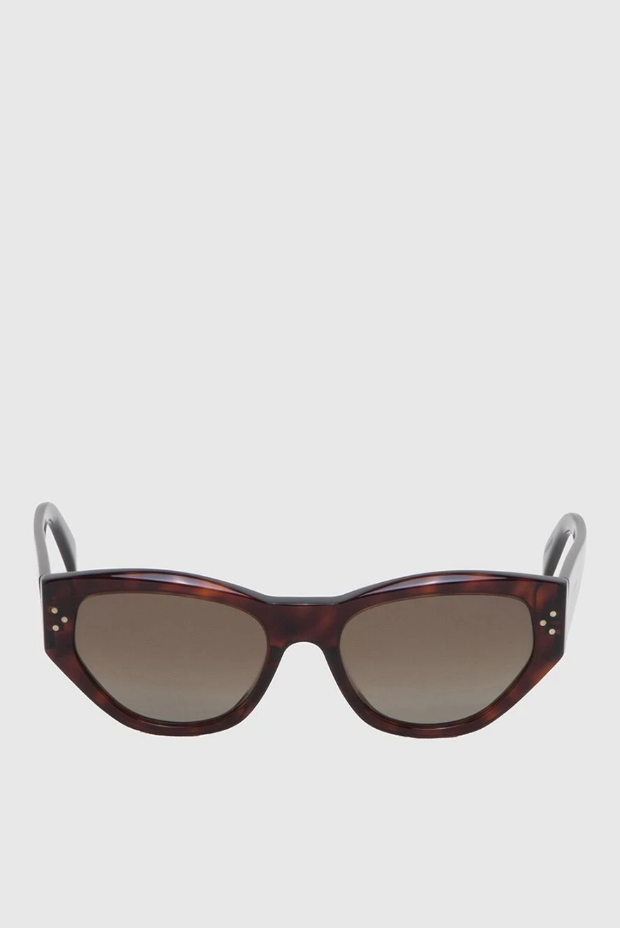 Celine brown cat-eye sunglasses for women in the shape of a cat-eye 173088 - photo 1