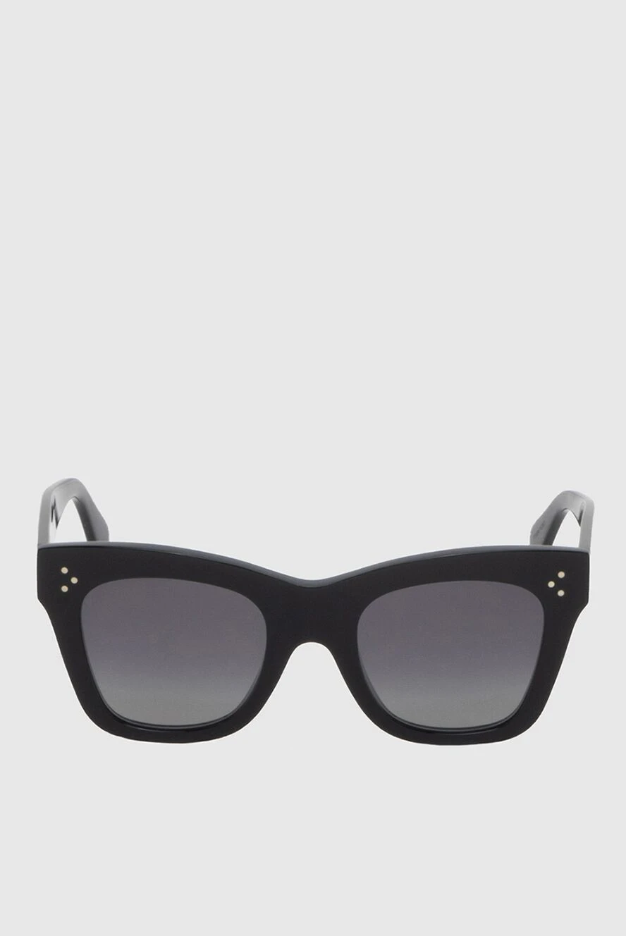Celine women's sunglasses black in the shape of a cat-eye 173089 - photo 1