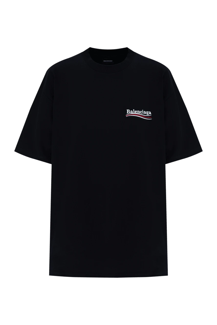Balenciaga black women's cotton t-shirt 173096 - photo 1