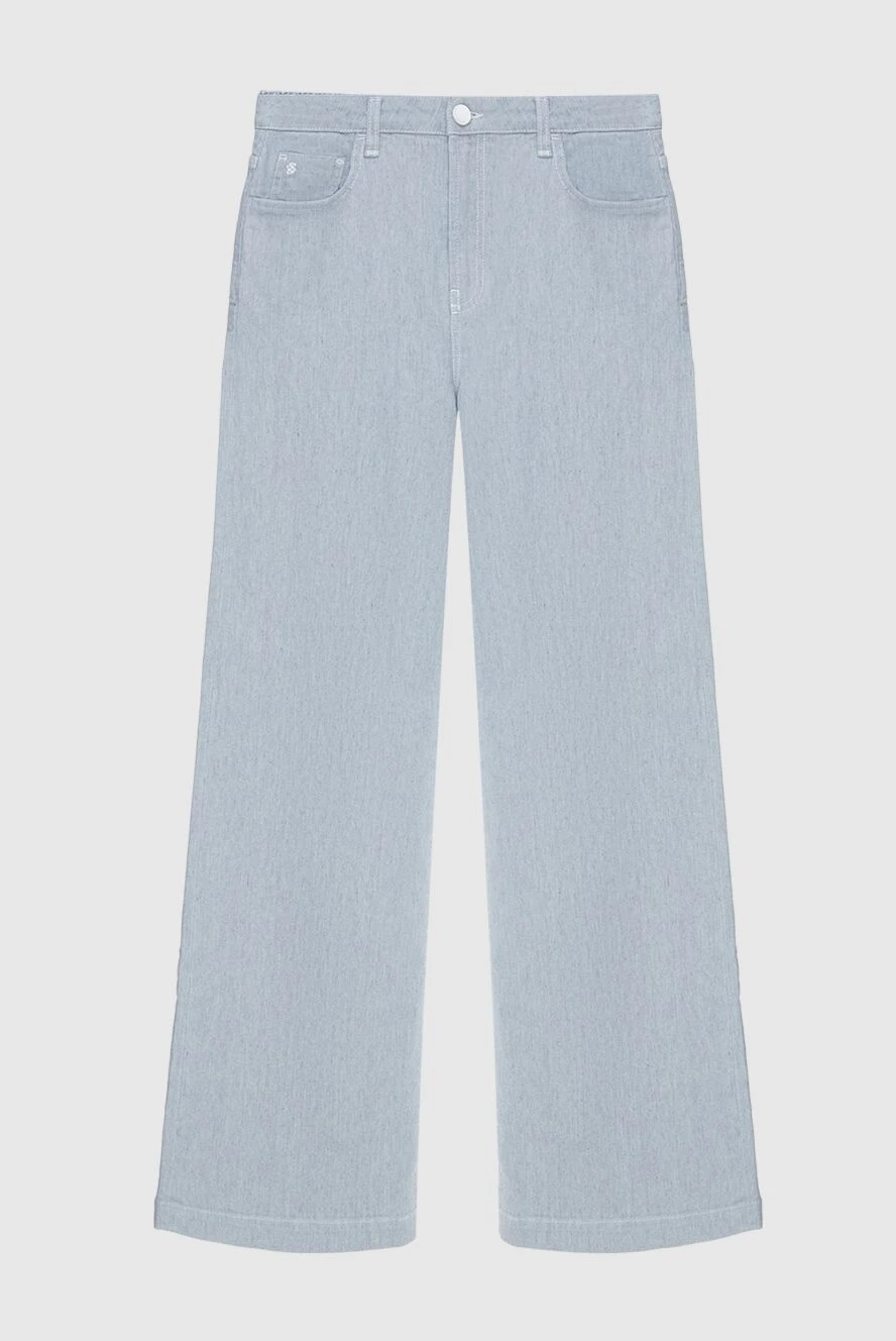 Scissor Scriptor gray jeans for women straight cut 173625 - photo 1