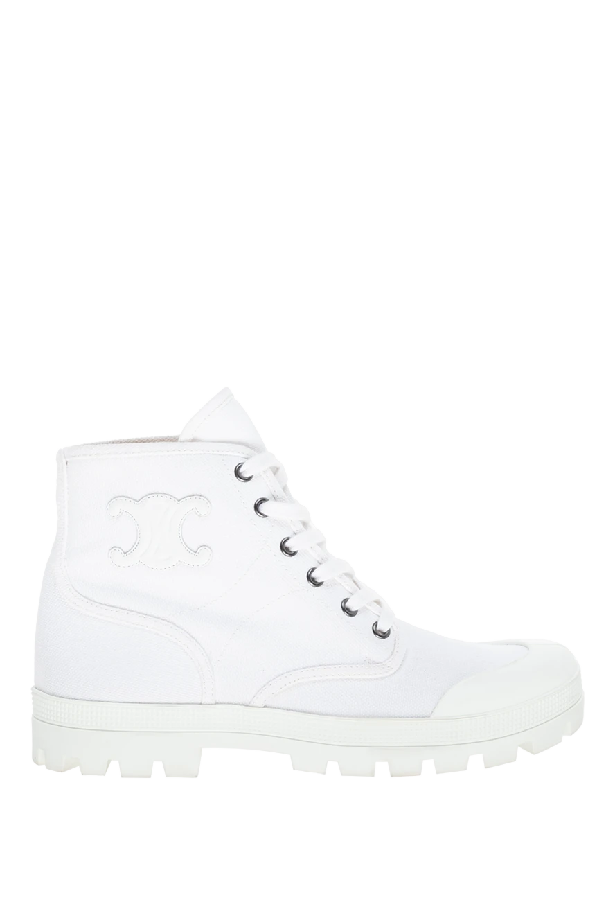 Celine white leather sneakers for women 174140 - photo 1
